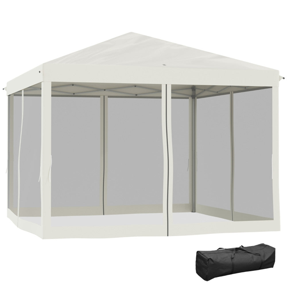 3X3M Pop Up Canopy Party Tent with Netting, Instant Gazebo Ez up Screen House Room with Carry Bag Height Adjustable-AS ( Amazon Shipping)(Prohibited by WalMart)