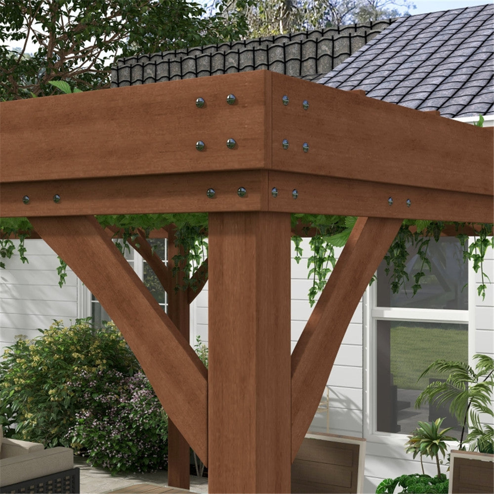 Outdoor Wooden Gazebo ( Amazon Shipping)(Prohibited by WalMart)