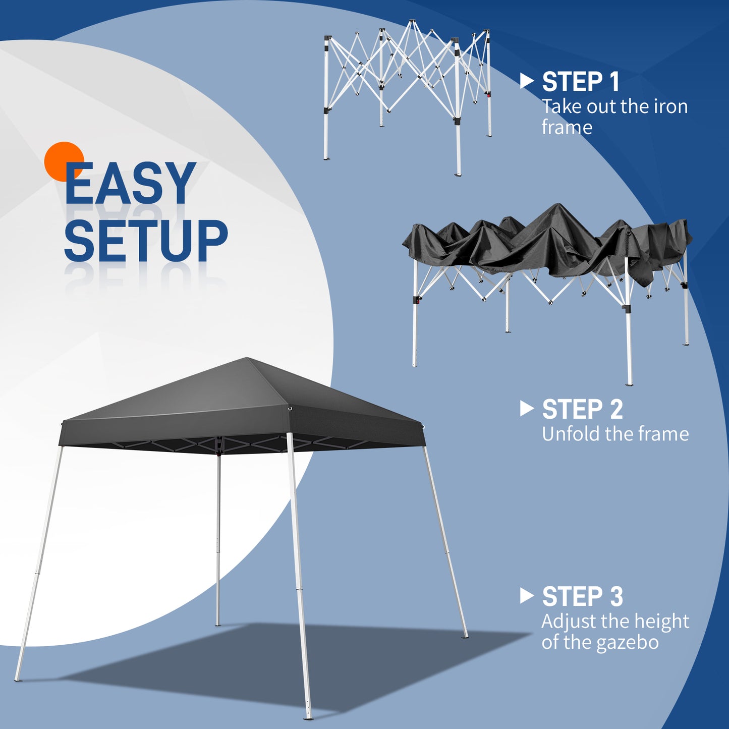 6X6ft outdoor canopy