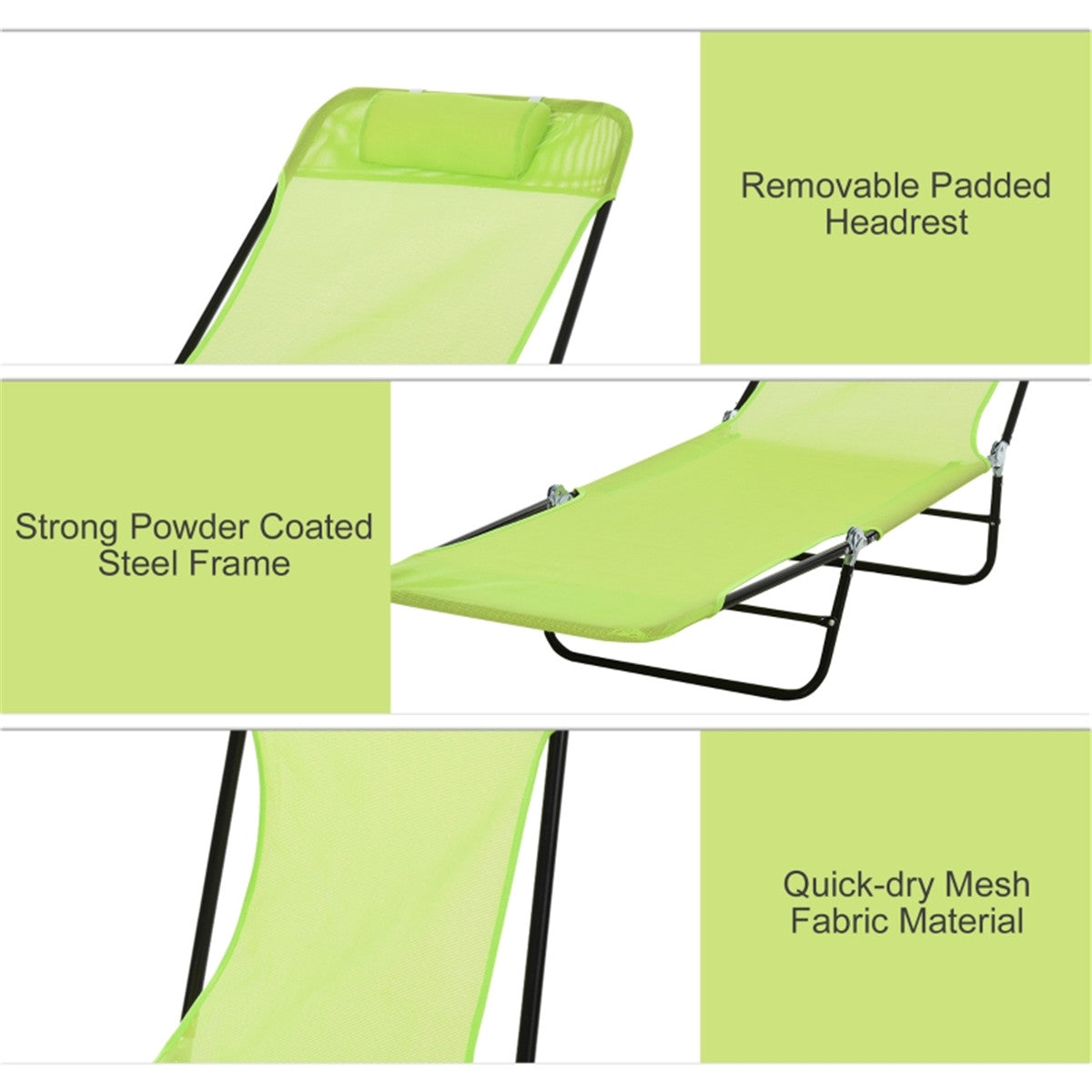 Folding Lounge Chairs / beach chair ( Amazon Shipping)(Prohibited by WalMart)