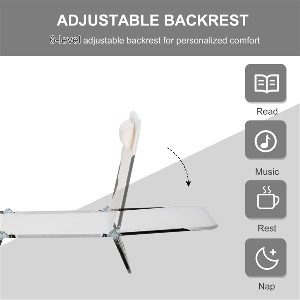 Folding Lounge Chairs / beach chair ( Amazon Shipping)(Prohibited by WalMart)