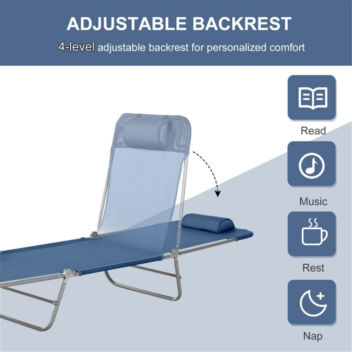 Folding Lounge Chairs / beach chair ( Amazon Shipping)(Prohibited by WalMart)