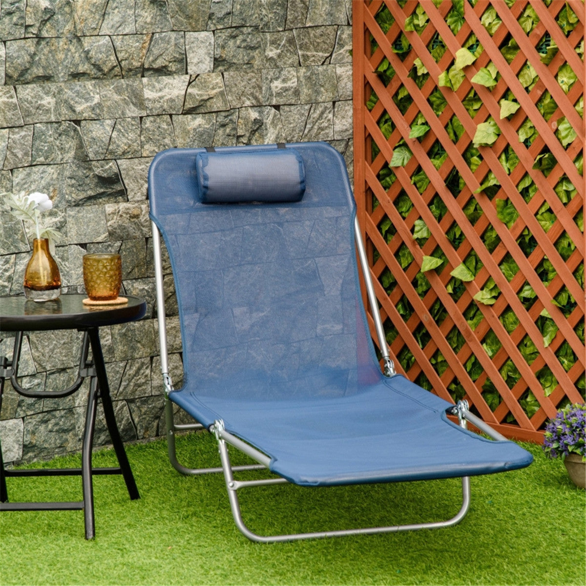 Folding Lounge Chairs / beach chair ( Amazon Shipping)(Prohibited by WalMart)