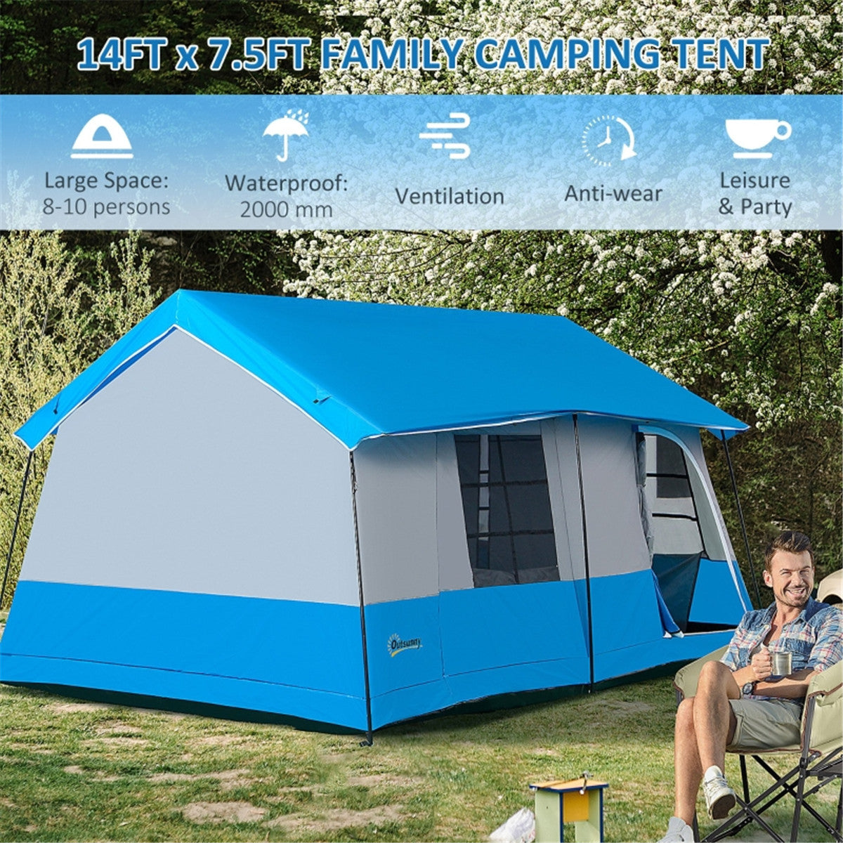 Foldable Camping tent (Amazon Shipping)(WalMart 禁售)