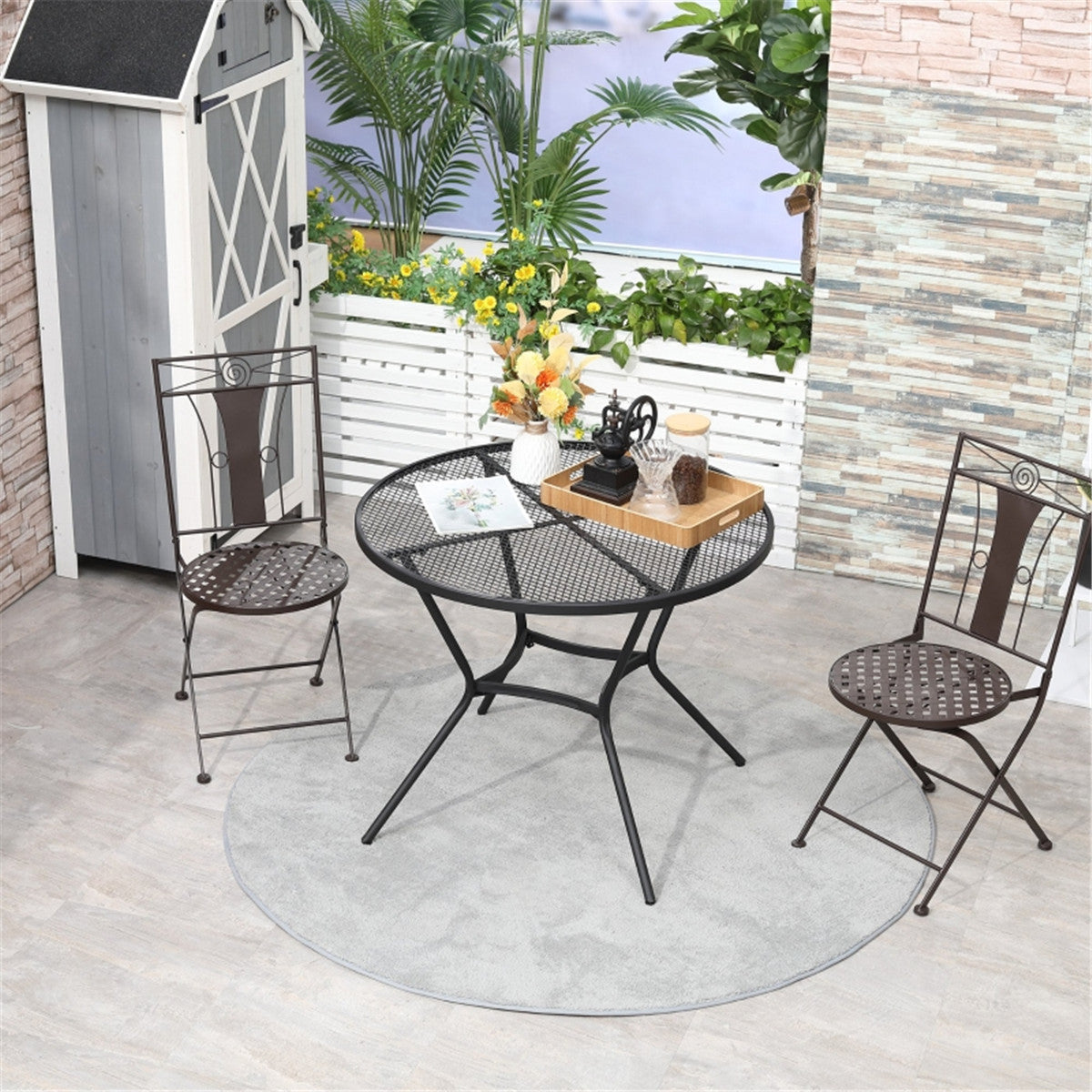 outdoor Round Dining Table ( Amazon Shipping)(Prohibited by WalMart)