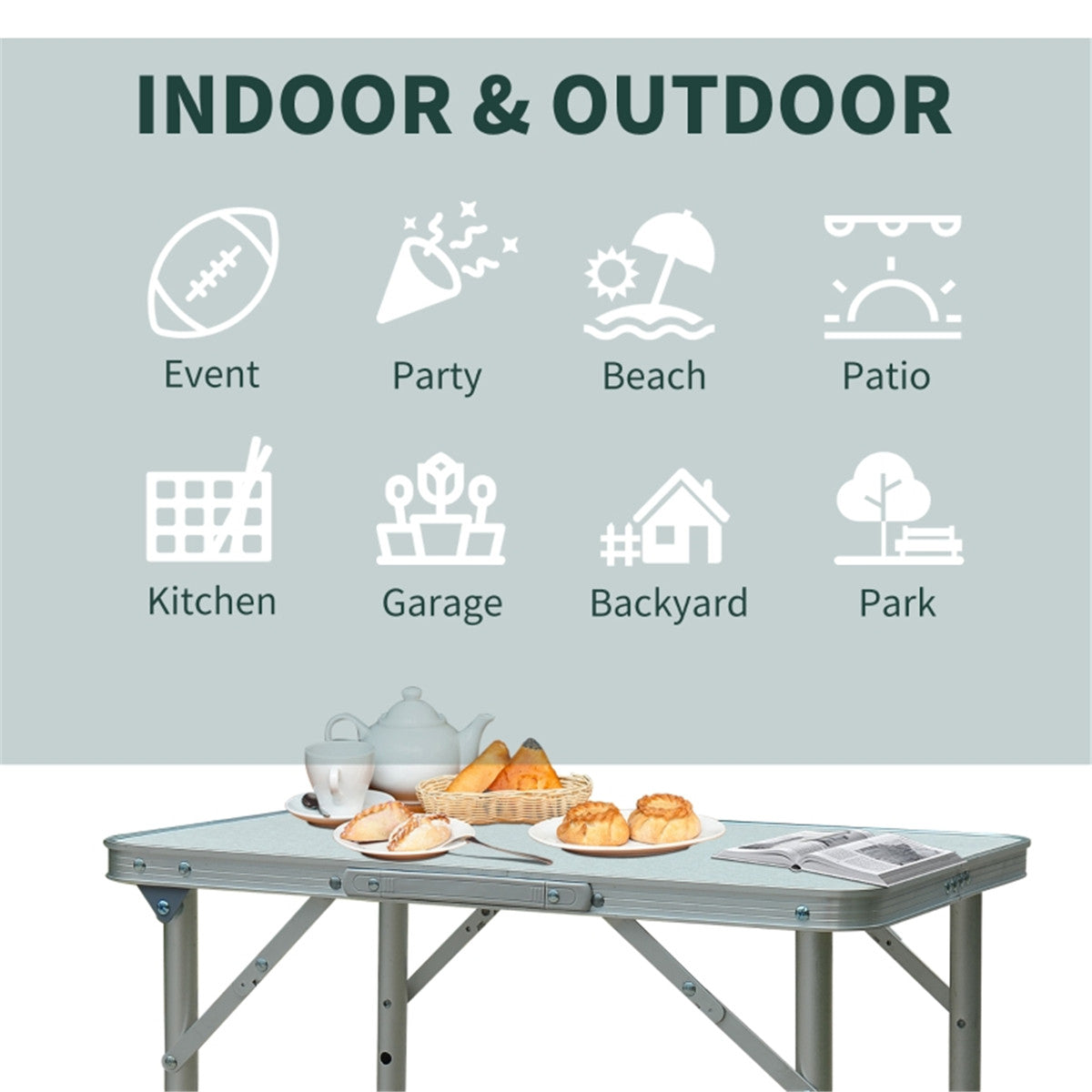 Portable Camping Table/ Dining Table ( Amazon Shipping)(Prohibited by WalMart)