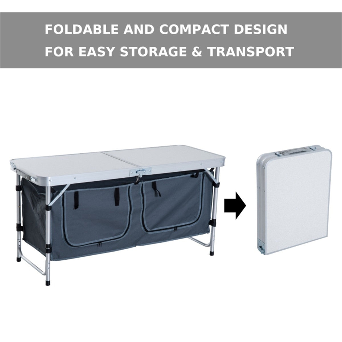 Portable Camping Table/ Dining Table ( Amazon Shipping)(Prohibited by WalMart)