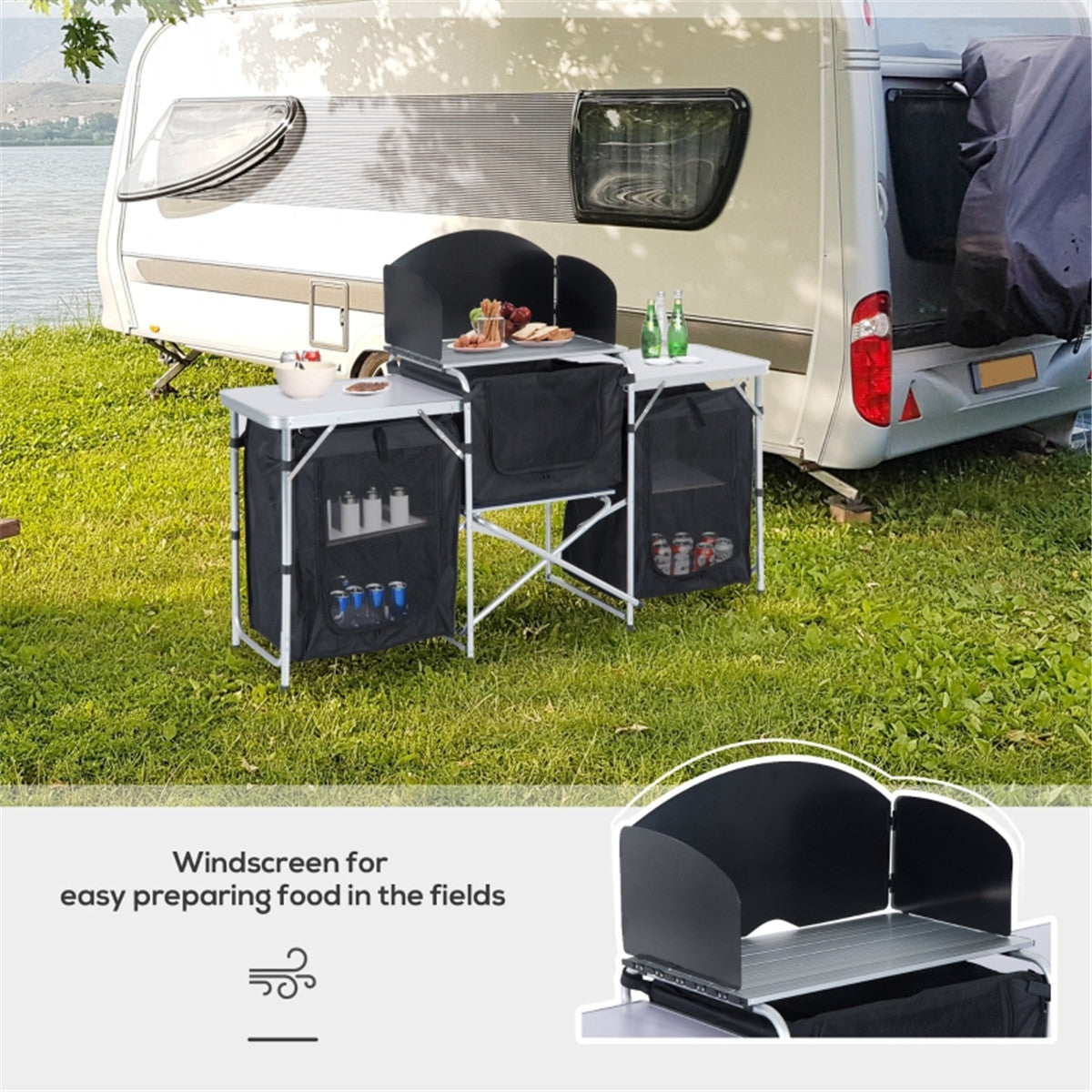Portable Camping Table/ Dining Table ( Amazon Shipping)(Prohibited by WalMart)