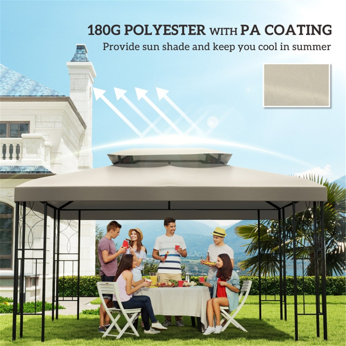 Gazebo Replacement Canopy -AS ( Amazon Shipping)(Prohibited by WalMart)