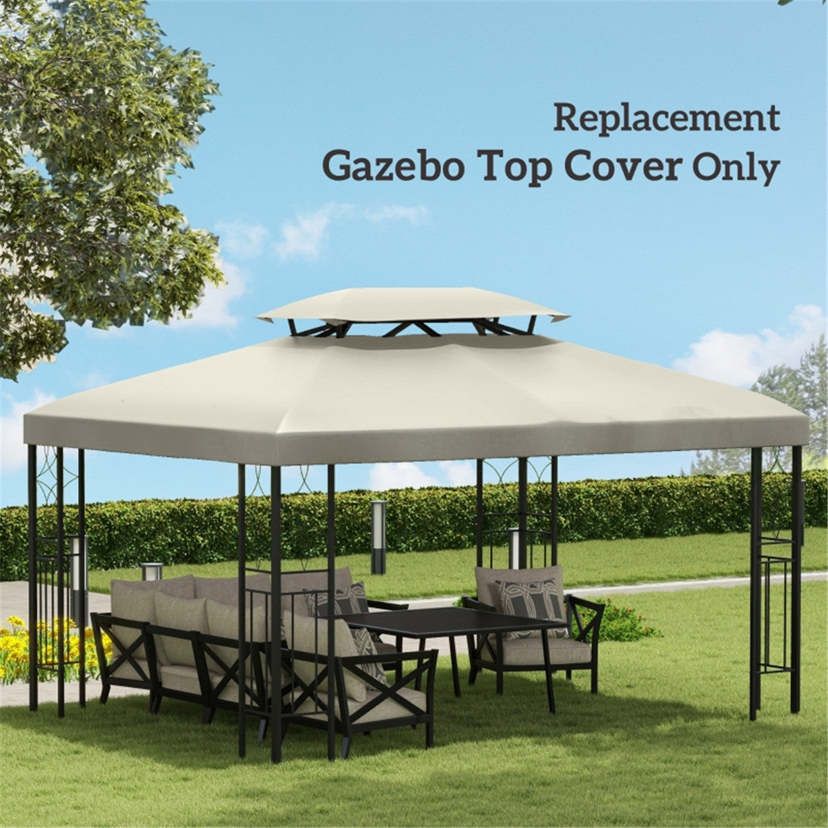 Gazebo Replacement Canopy -AS ( Amazon Shipping)(Prohibited by WalMart)