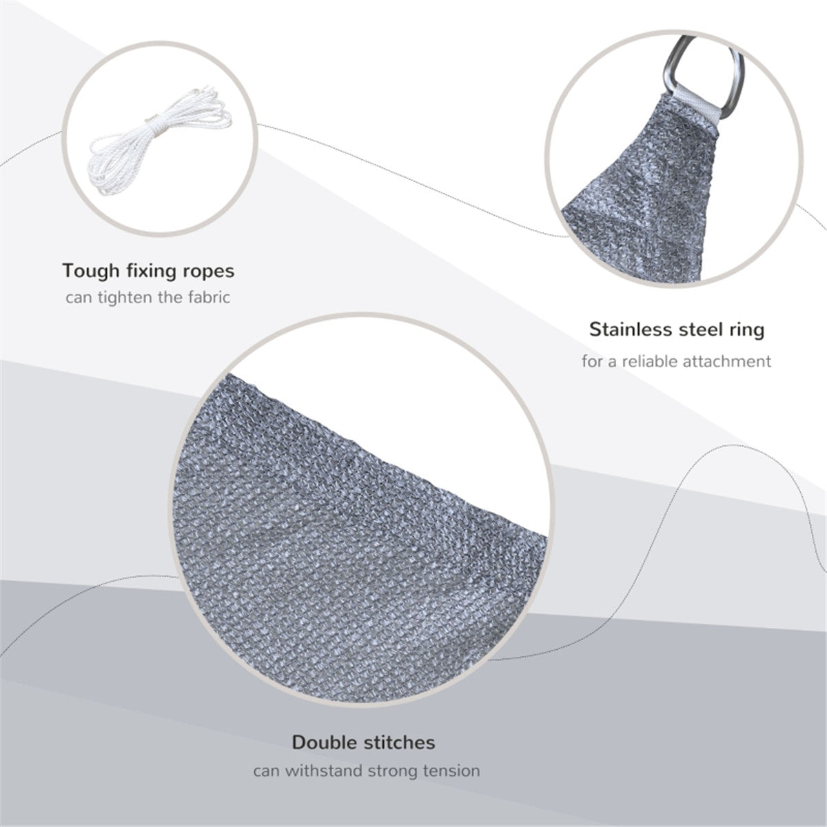 Shade Sail Cloth /Shade Sail Canopy -AS ( Amazon Shipping)(Prohibited by WalMart)