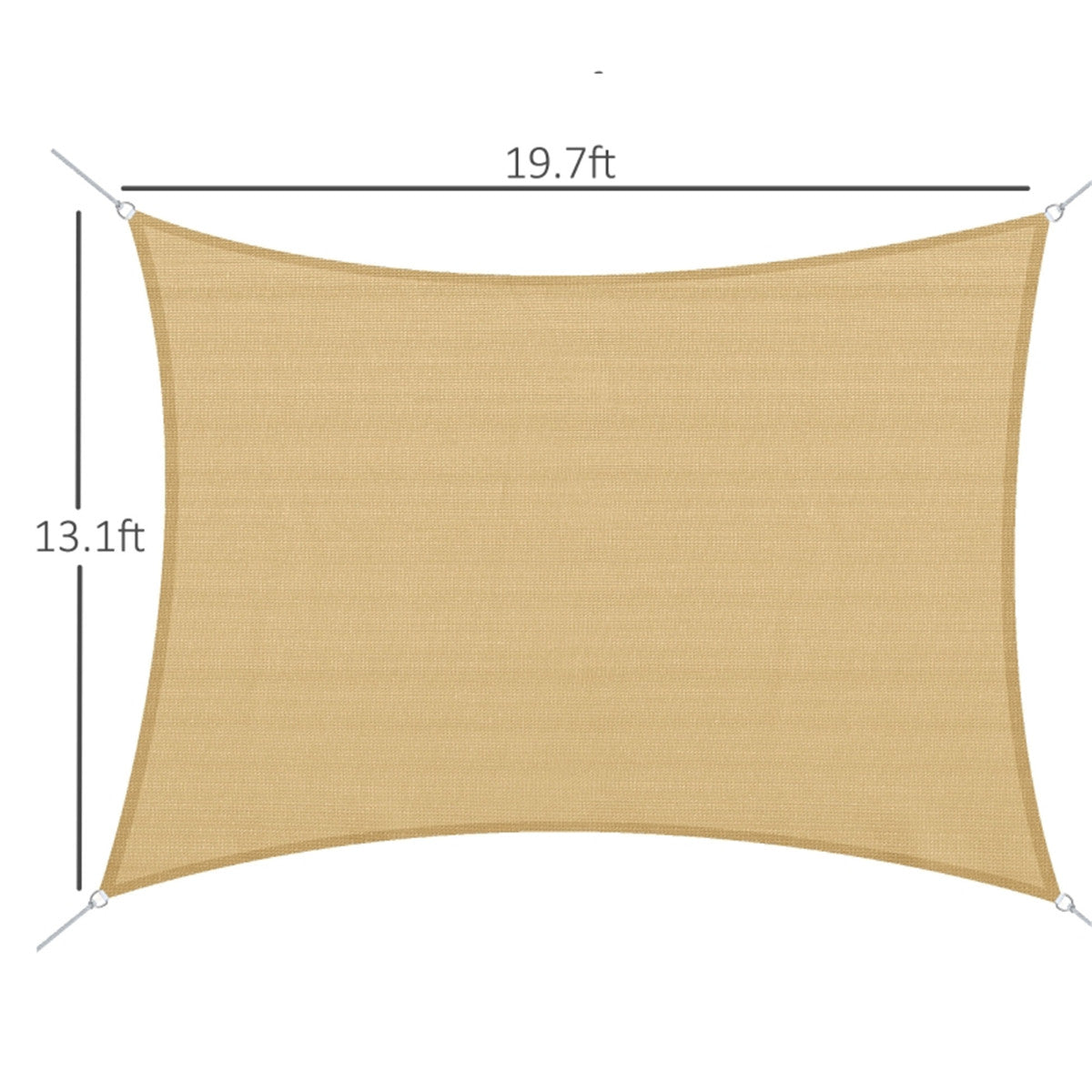 Shade Sail Cloth /Shade Sail Canopy -AS ( Amazon Shipping)(Prohibited by WalMart)