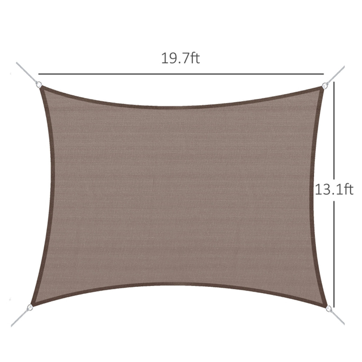 Shade Sail Cloth /Shade Sail Canopy -AS ( Amazon Shipping)(Prohibited by WalMart)