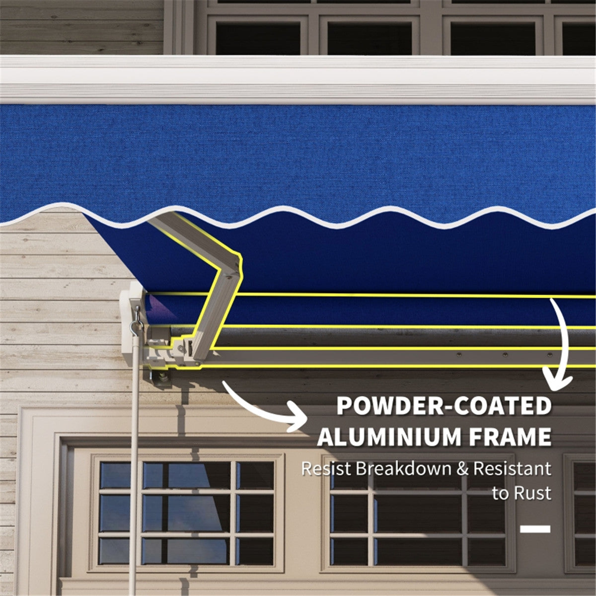 Patio Retractable Awning -AS ( Amazon Shipping)(Prohibited by WalMart)