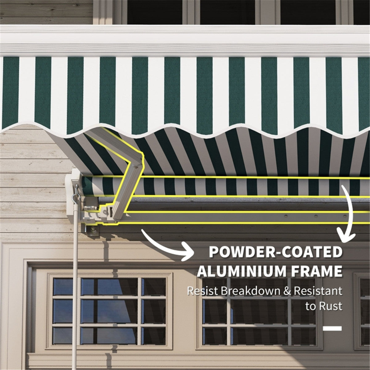 Patio Retractable Awning -AS ( Amazon Shipping)(Prohibited by WalMart)