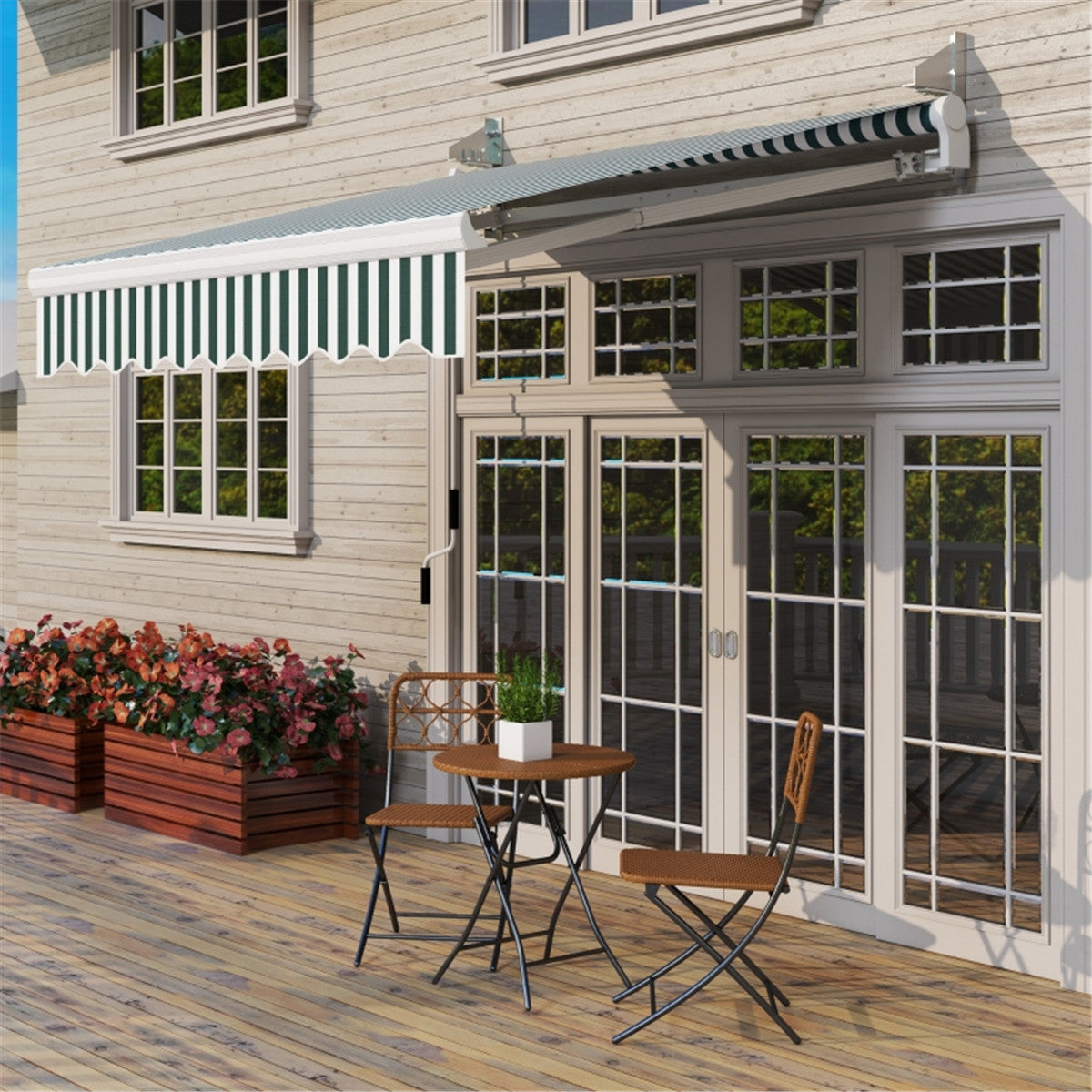 Patio Retractable Awning -AS ( Amazon Shipping)(Prohibited by WalMart)