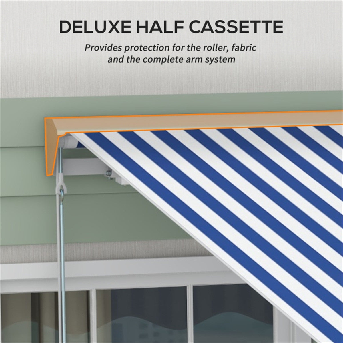 Electric Awning /Patio Retractable Awning -AS ( Amazon Shipping)(Prohibited by WalMart)