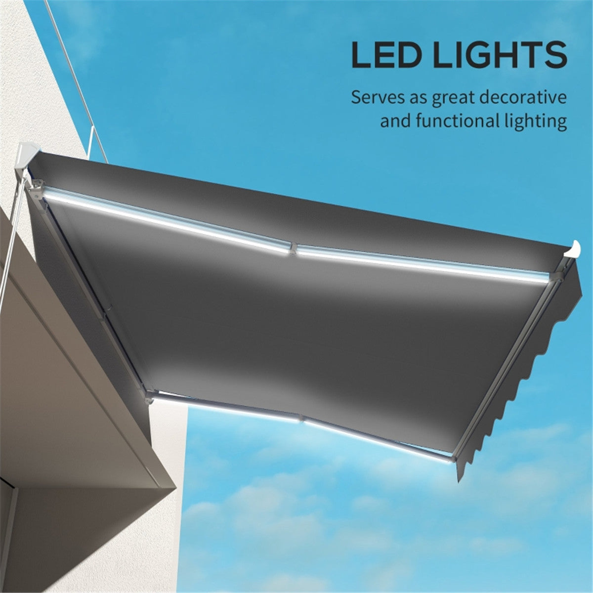 Electric Awning /Patio Retractable Awning -AS ( Amazon Shipping)(Prohibited by WalMart)