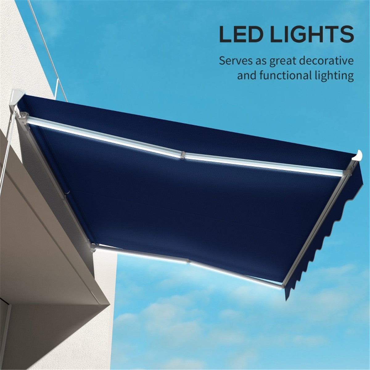 Electric Awning /Patio Retractable Awning -AS ( Amazon Shipping)(Prohibited by WalMart)