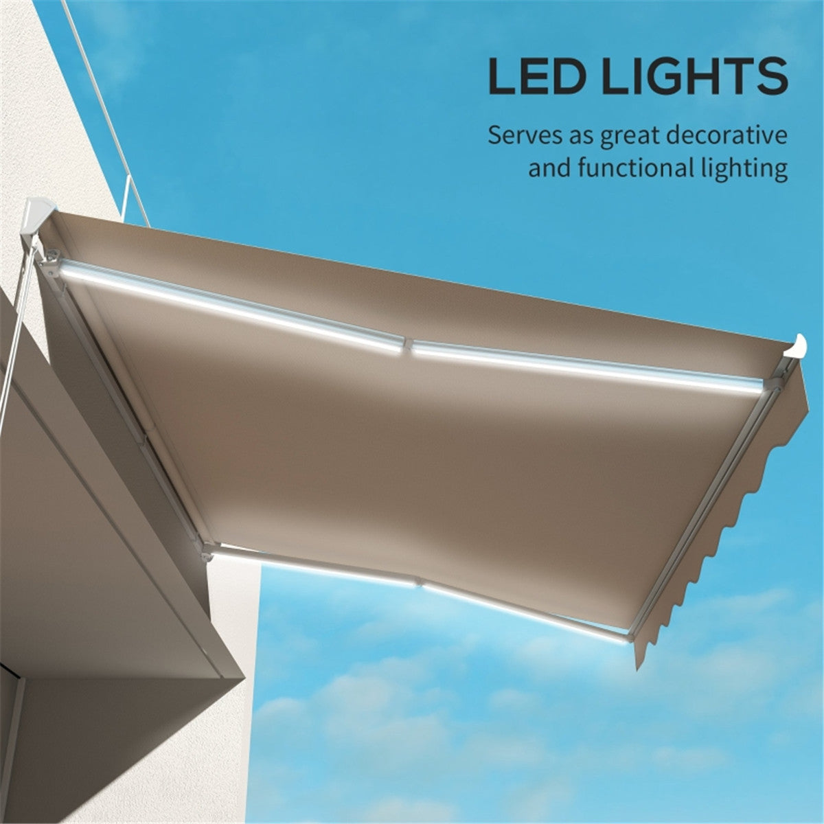 Electric Awning /Patio Retractable Awning -AS ( Amazon Shipping)(Prohibited by WalMart)