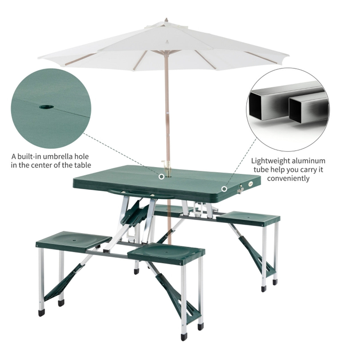 Portable Camping Table and Chairs / Dining Table ( Amazon Shipping)(Prohibited by WalMart)