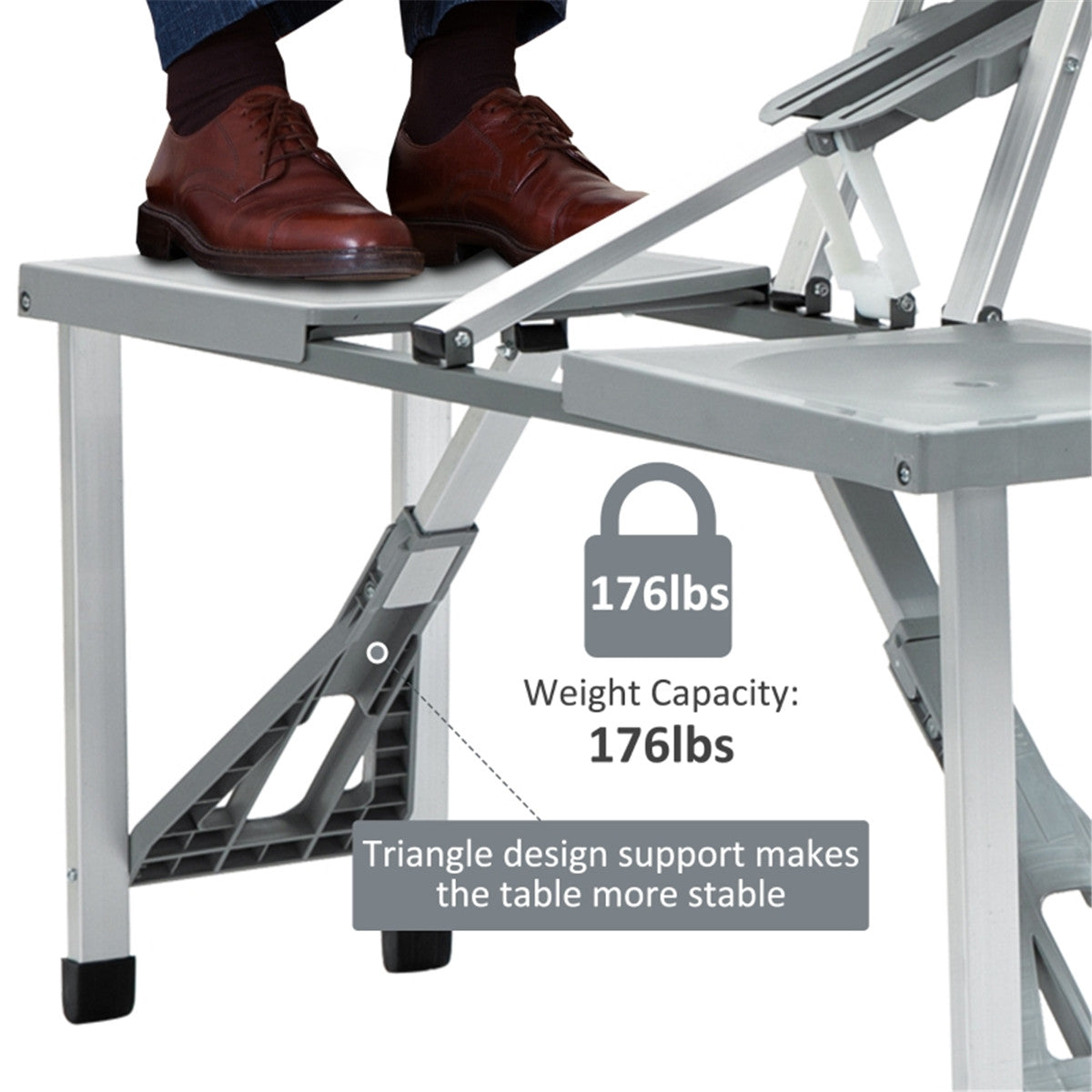 Portable Camping Table and Chairs / Dining Table ( Amazon Shipping)(Prohibited by WalMart)