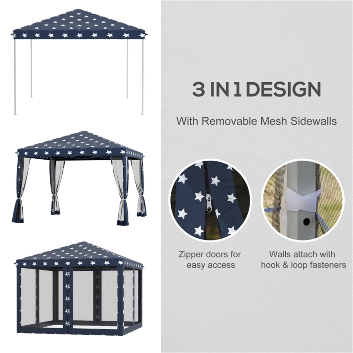 3X3M Pop Up Canopy Party Tent -AS ( Amazon Shipping)(Prohibited by WalMart)