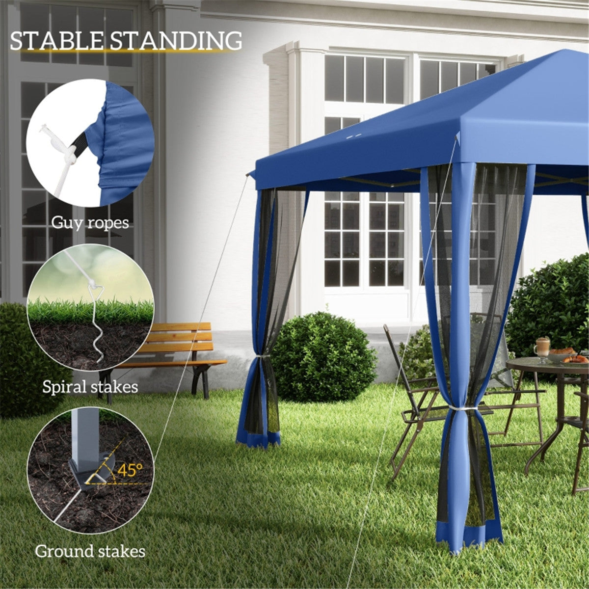 3X3M Pop Up Canopy Party Tent -AS ( Amazon Shipping)(Prohibited by WalMart)