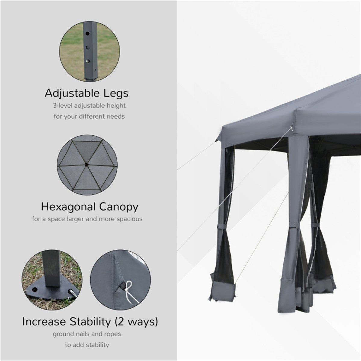 Pop Up Canopy Party Tent -AS ( Amazon Shipping)(Prohibited by WalMart)