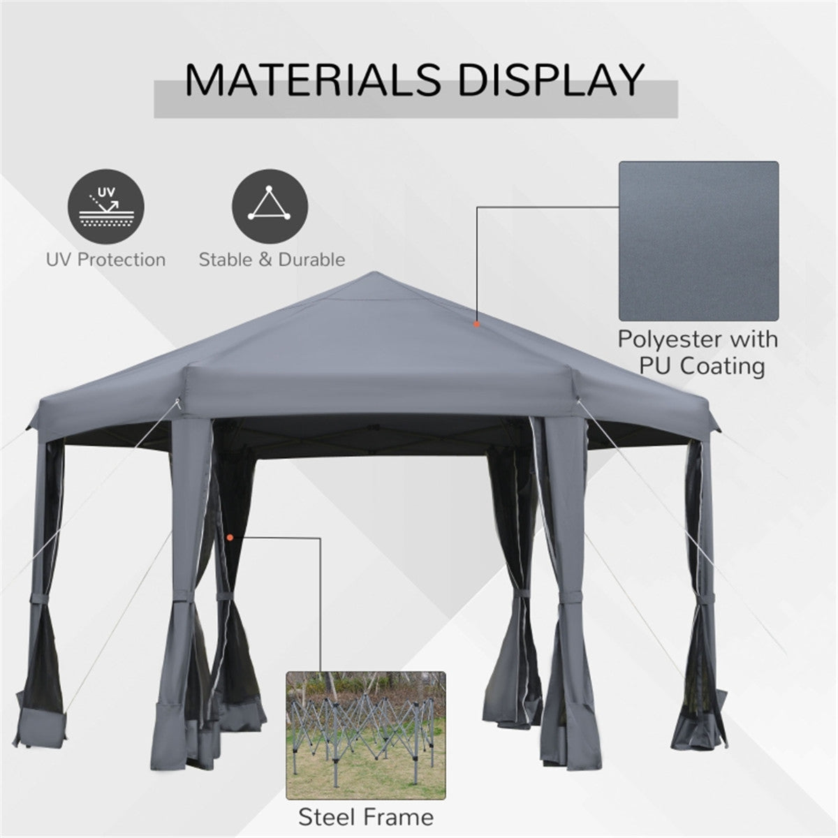 Pop Up Canopy Party Tent -AS ( Amazon Shipping)(Prohibited by WalMart)