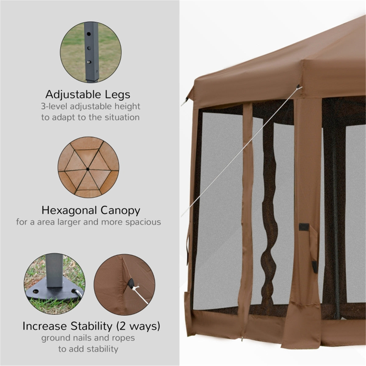 Pop Up Canopy Party Tent -AS ( Amazon Shipping)(Prohibited by WalMart)