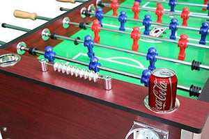 55" Soccer Foosball Table Heavy Duty for Pub Game Room with Drink Holders #DST5D81
