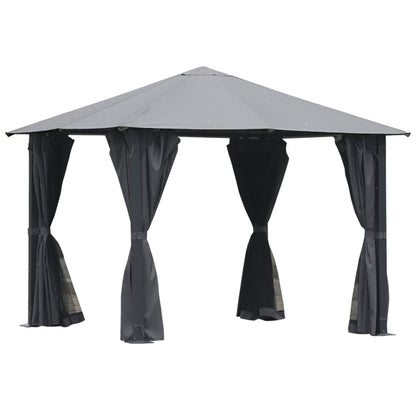 10ft x 10ft Patio Gazebo-Black-AS ( Amazon Shipping)（Prohibited by WalMart）