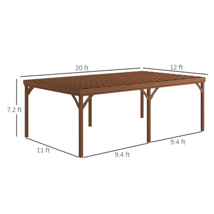 Outdoor Wooden Gazebo ( Amazon Shipping)（Prohibited by WalMart）