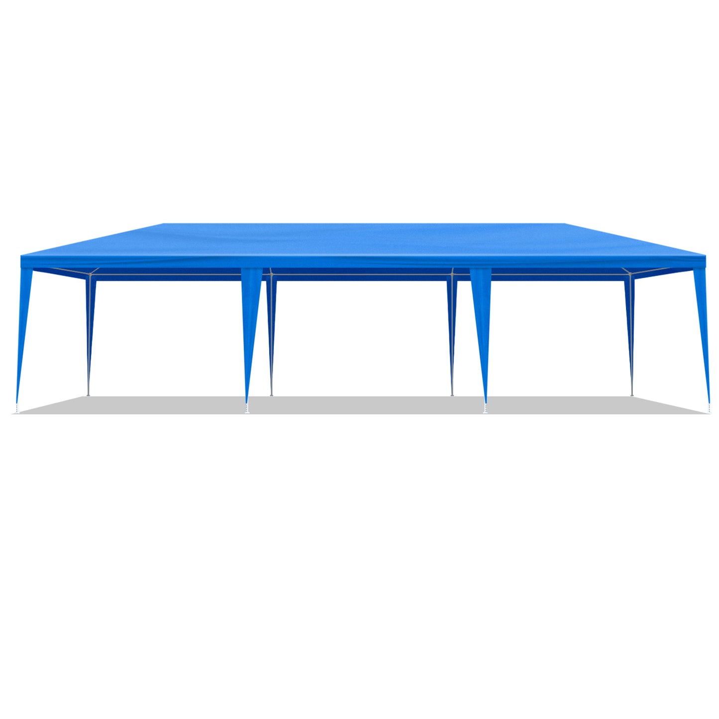 10'x30' Outdoor Party Tent with 8 Removable Sidewalls, Waterproof Canopy Patio Wedding Gazebo, Blue