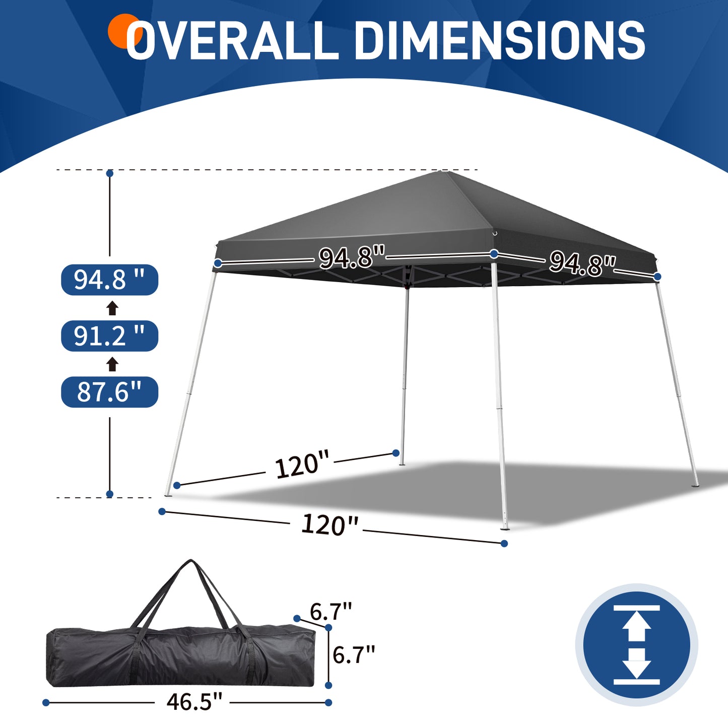 8X8ft outdoor canopy