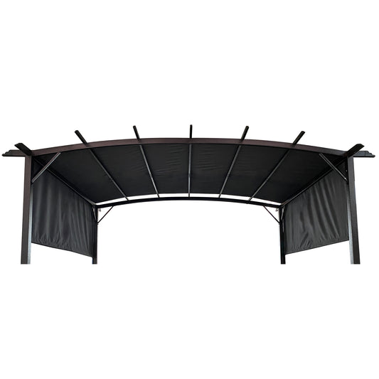 12x9 Ft  Universal Outdoor Pergola Replacement  Canopy Cover,Grey  [Sale to Temu is Banned.Weekend can not be shipped, order with caution]