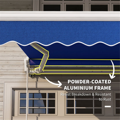 Patio Retractable Awning  -AS ( Amazon Shipping)（Prohibited by WalMart）