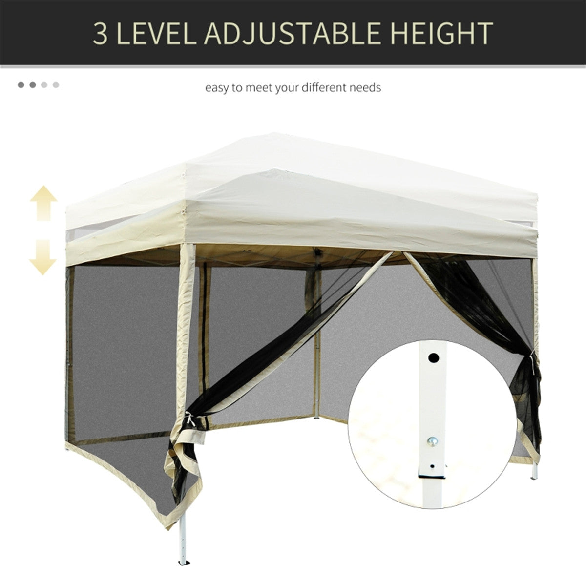 3X3M Pop Up Canopy Party Tent -AS ( Amazon Shipping)（Prohibited by WalMart）