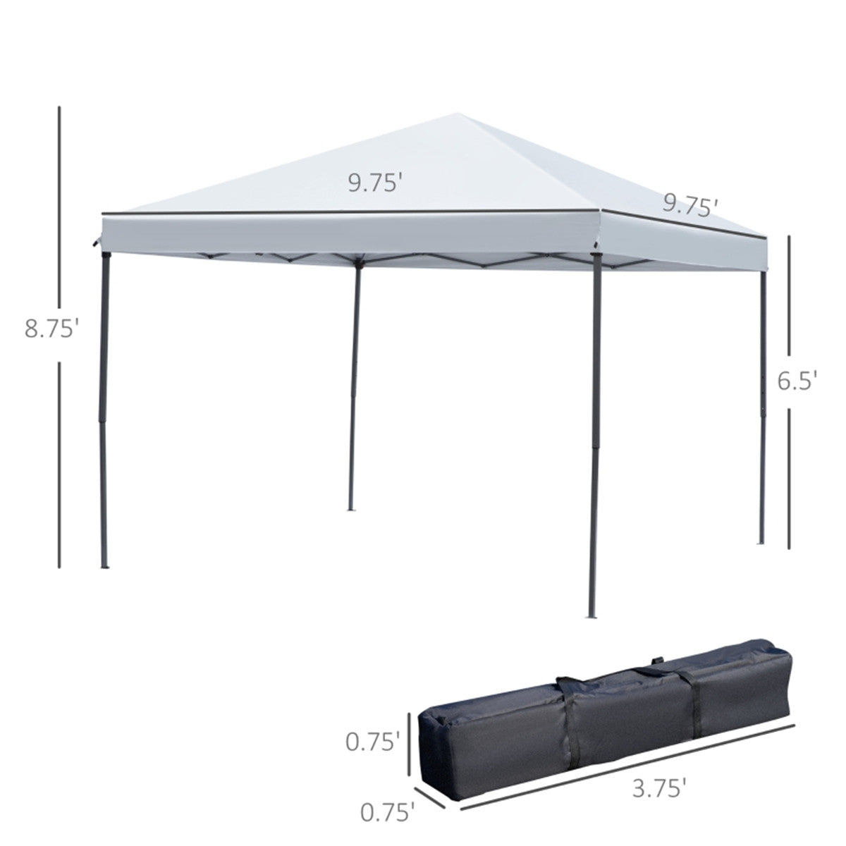 3X3M Pop Up Canopy Party Tent -AS ( Amazon Shipping)（Prohibited by WalMart）