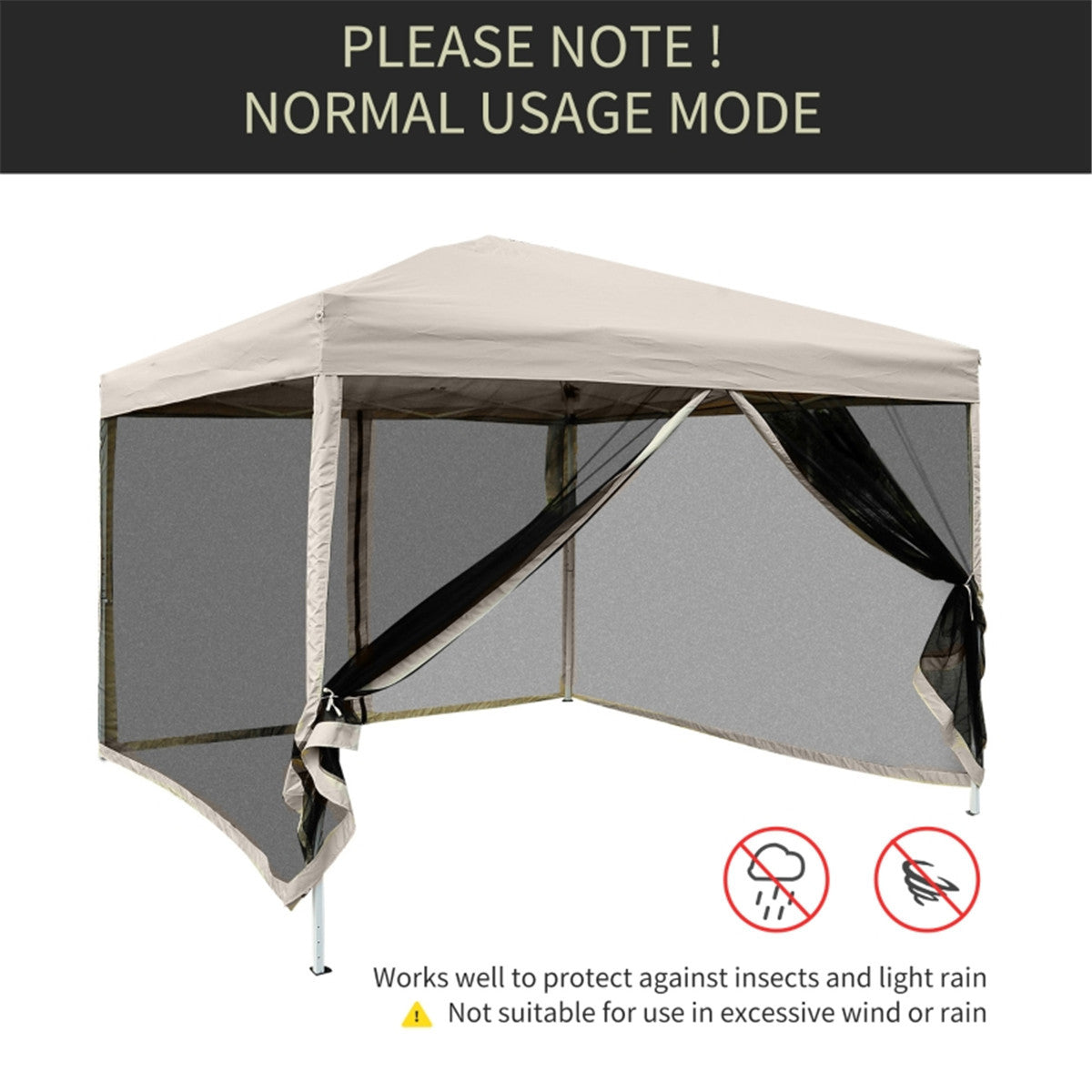 3X3M Pop Up Canopy Party Tent -AS ( Amazon Shipping)（Prohibited by WalMart）