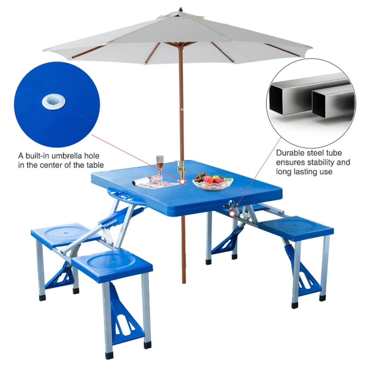 Portable Camping Table/  Dining Table ( Amazon Shipping)（Prohibited by WalMart）