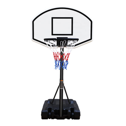 Poolside Basketball Hoop Portable Swimming Pool Basketball System Height Adjustable 3.1ft-4.7ft with 36" Backboard for Indoor Outdoor Use Orange