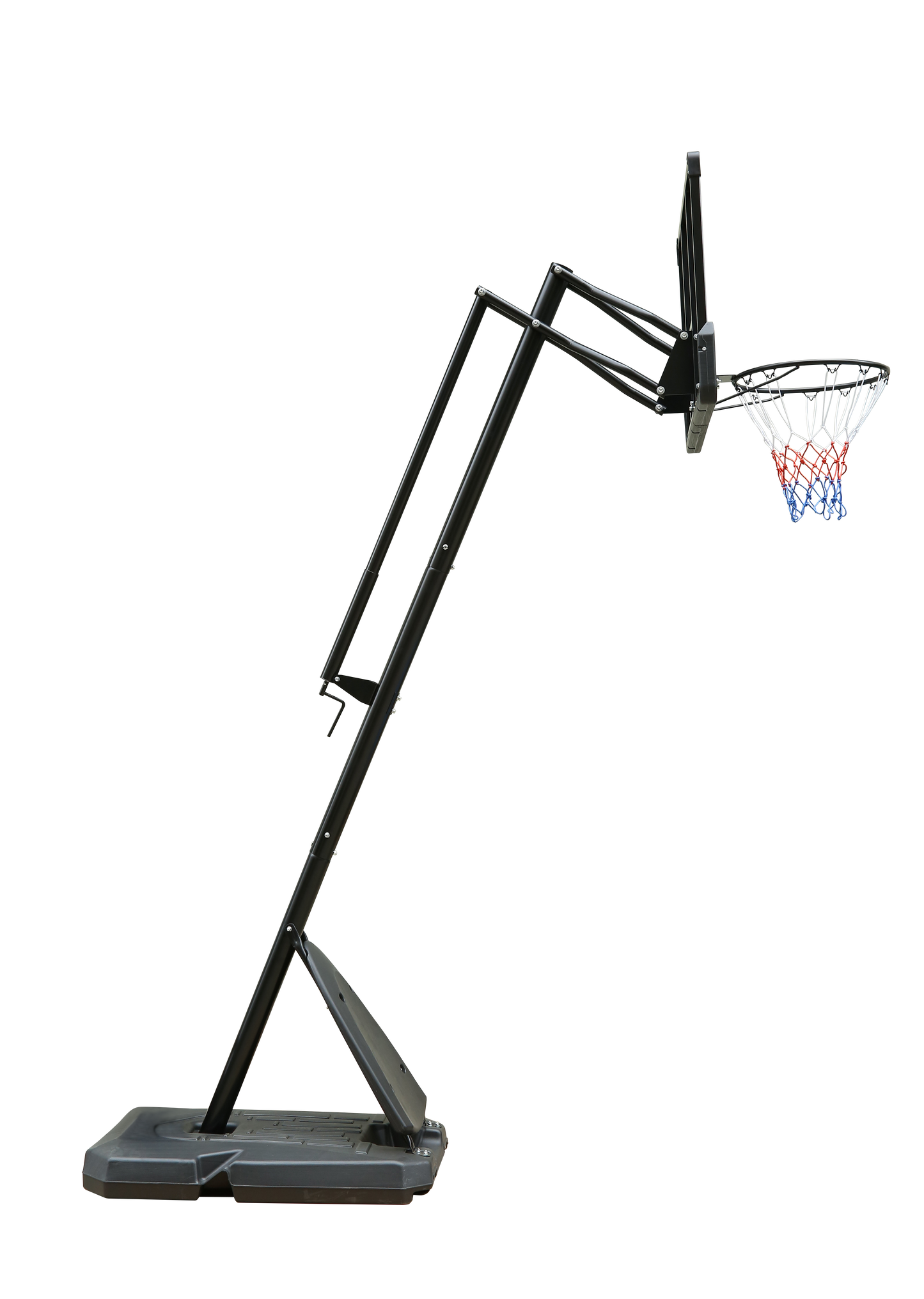 Height Adjustable 6 to 10ft Basketball Hoop 44 Inch Backboard Portable Basketball Goal System with Stable Base and Wheels, use for Outdoor