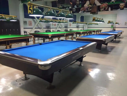 Wood Grain Billiard Table 9ft Pool Strong Frame and legs