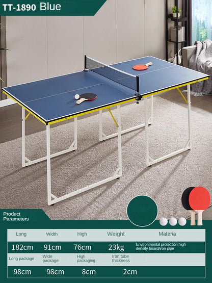 Children's Table Tennis Table Indoor Household Foldable Table Tennis Table Children's Convenient Table Tennis Table