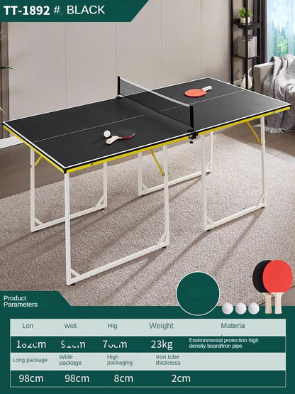 Children's Table Tennis Table Indoor Household Foldable Table Tennis Table Children's Convenient Table Tennis Table